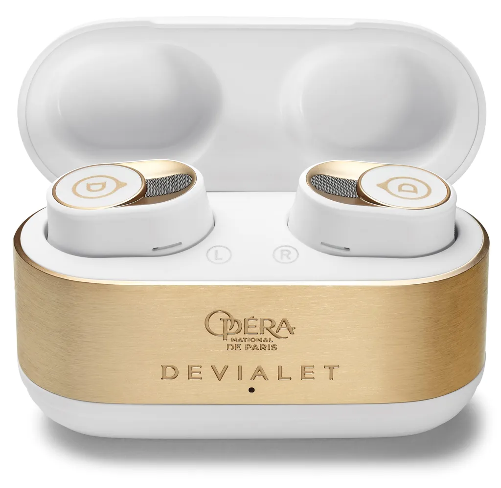 DEVIALET Écouteurs sans fil Gemini II Opéra de Paris avec réduction de bruit adaptative - Gold
