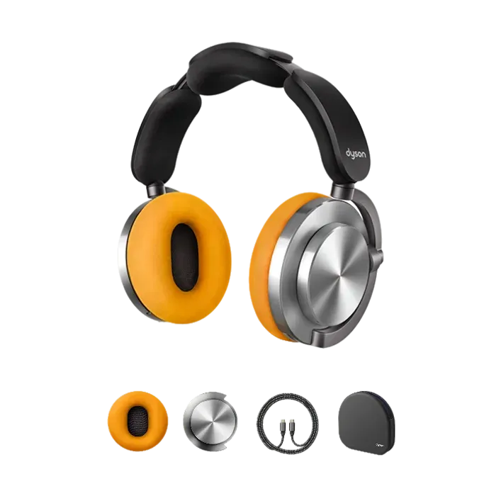 DYSON Casque sans fil OnTrac Aluminium/Jaune Pop