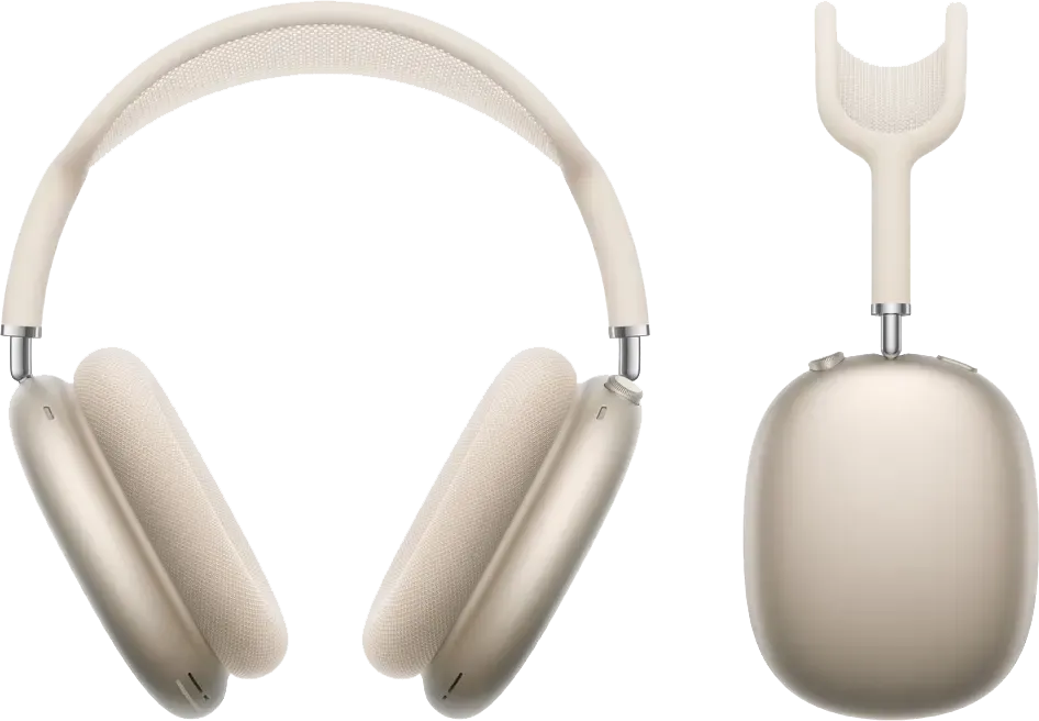 APPLE Casque sans fil AirPods Max - USB-C - Lumière stellaire