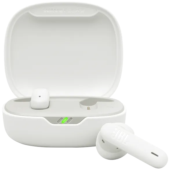 JBL Ecouteurs sans fil Wave Flex 2 - Blanc