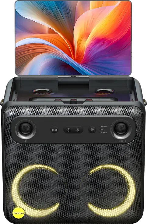 IKARAO Enceinte Karaoke Bluetooth Break X2 avec 2 micros