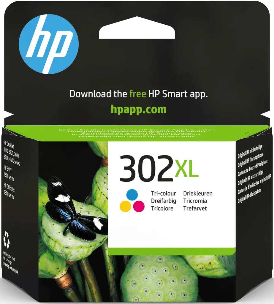 HP Cartouche d'encre - 302XL - Couleur