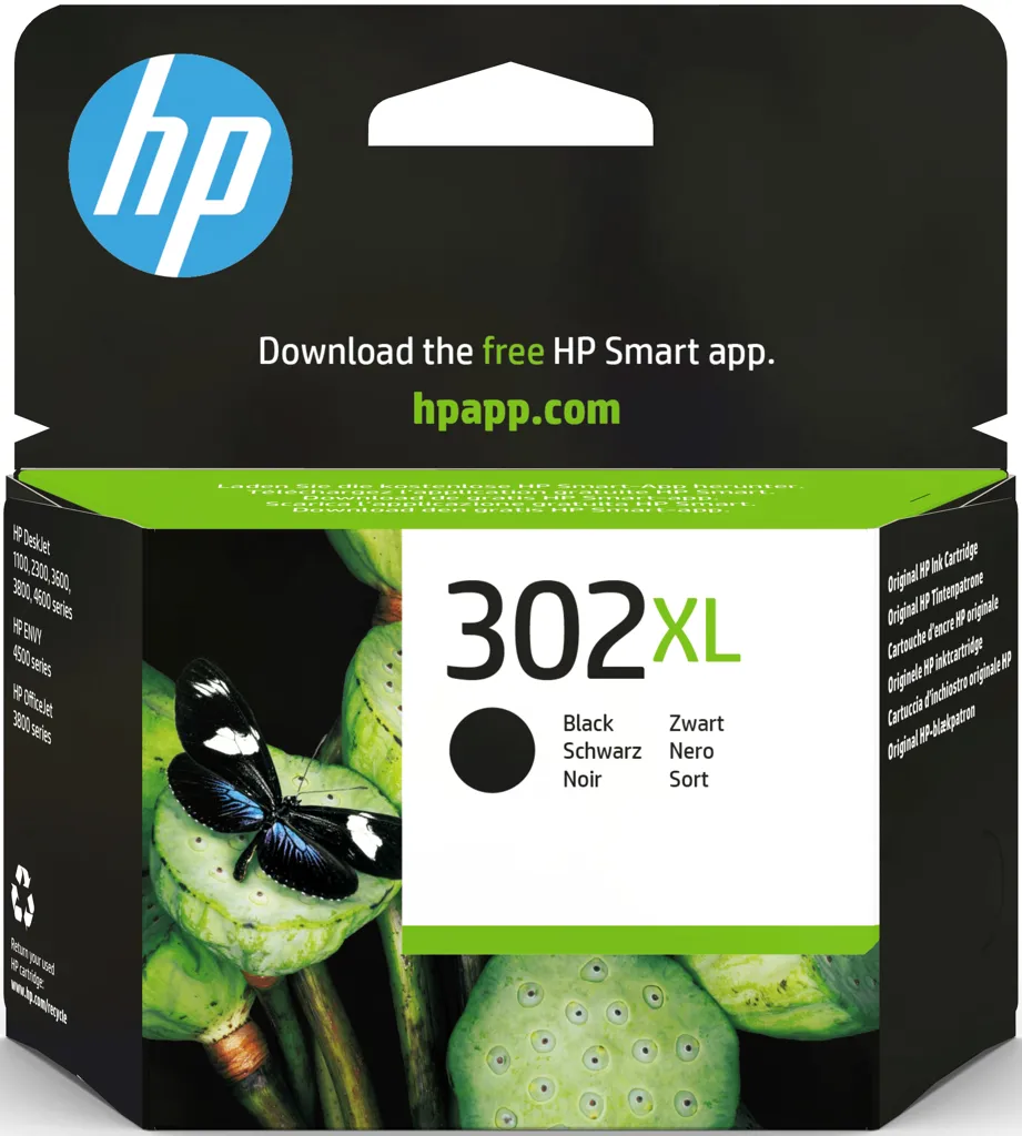 HP Cartouche d'encre - 302XL - Noir