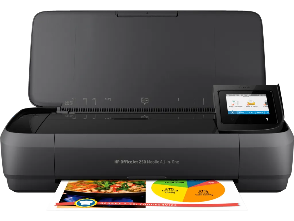HP Impirmante portable Multifonction Officejet 250 - Noir