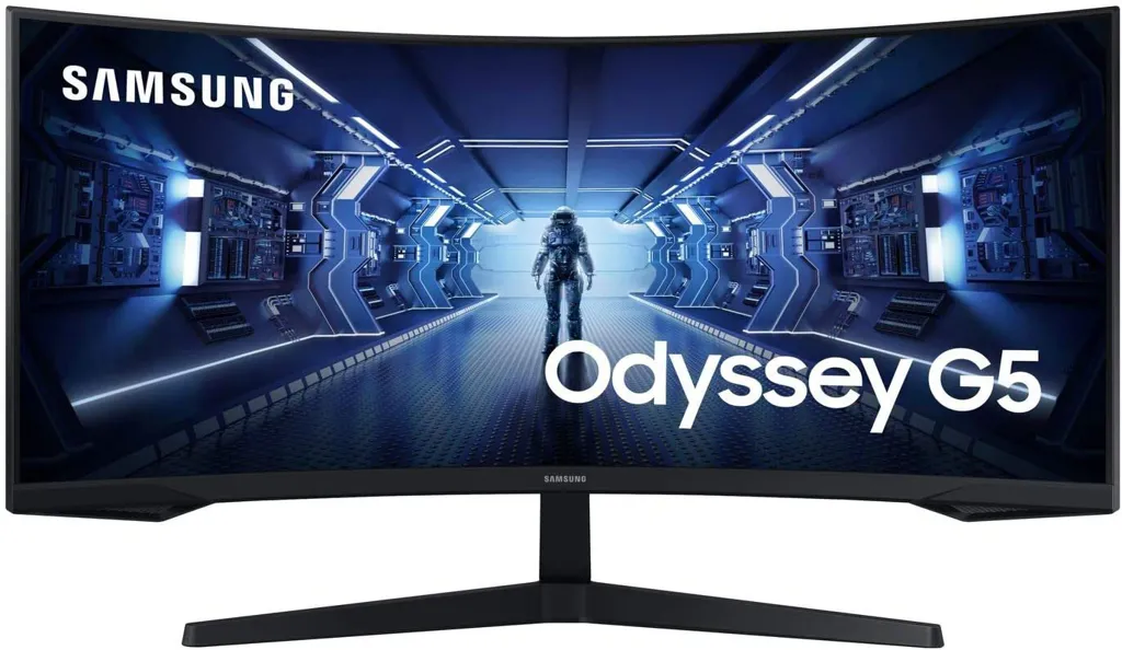 SAMSUNG Moniteur Gaming 34" - Odyssey G5 LC34G55TWW