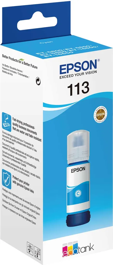 EPSON Bouteille EcoTank 113 cyan