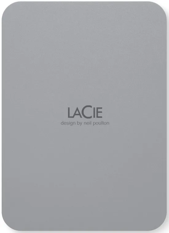 LACIE Disque Dur externe Mobile Drive Secure - 2 To - Gris - STLR2000400