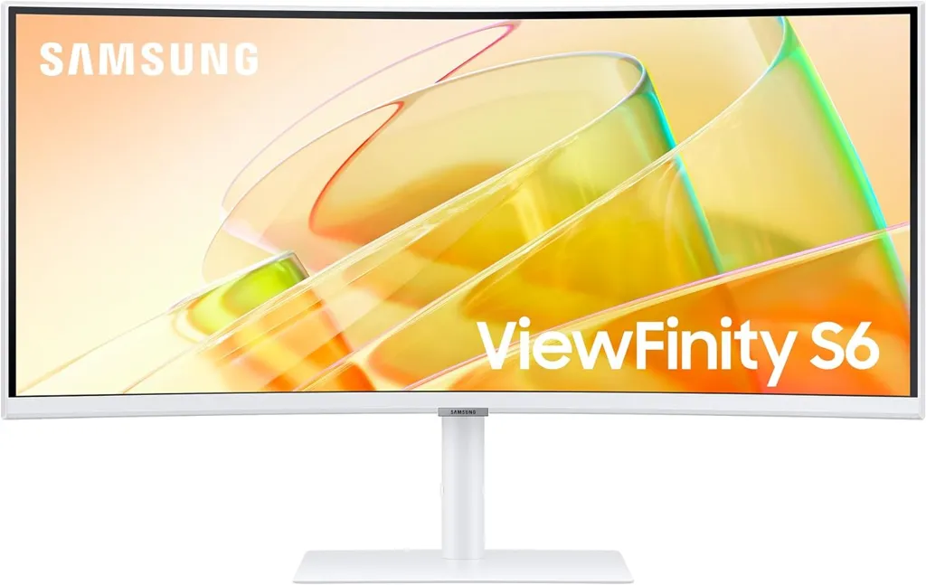 SAMSUNG Moniteur PC 34" WHDQ ViewFinity S6 S65TC - Blanc