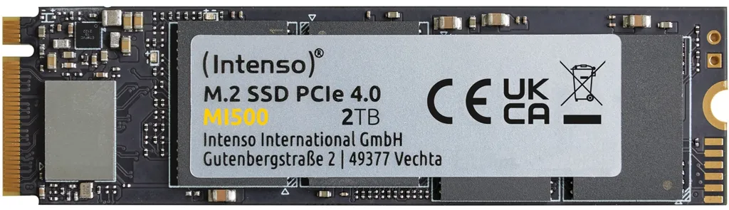INTENSO SSD interne MI500 PCIe 4.0 M.2 2280 - 2To