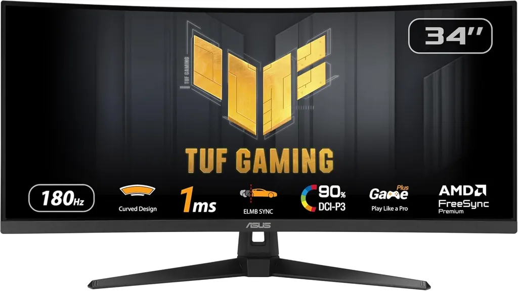 ASUS Moniteur Gaming 34" UWQHD 180Hz TUF Gaming VG34VQ3B