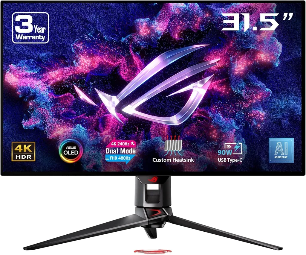 ASUS Moniteur Gaming 32" 4K ROG Swift OLED PG32UCDP