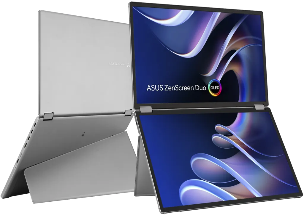 ASUS Moniteur PC Double écran 14" ZenScreen Duo OLED MQ149CD