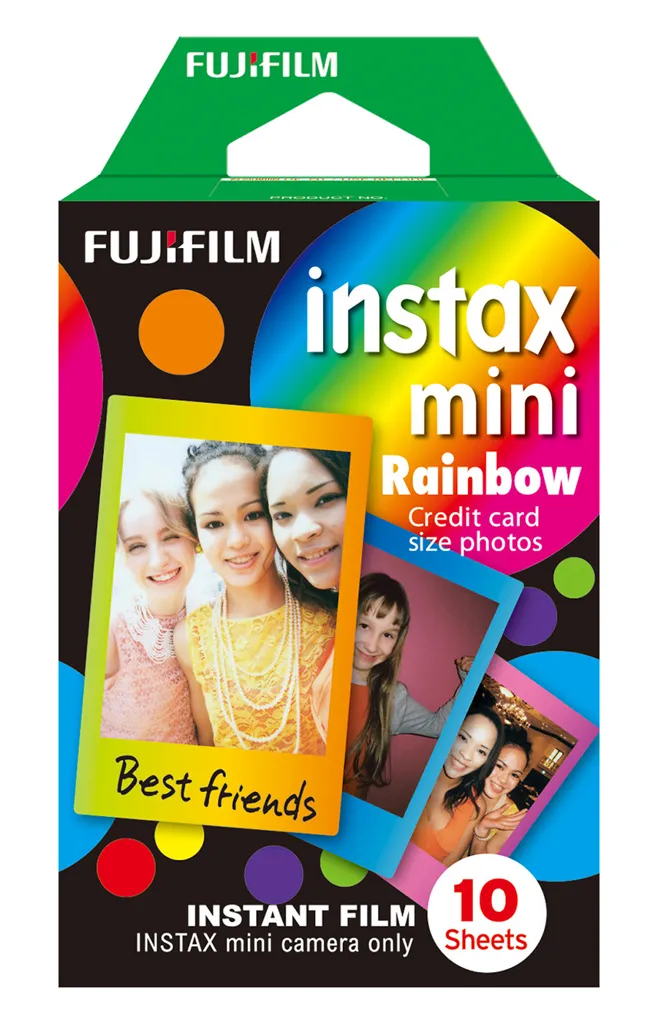 FUJIFILM instax Mini Rainbow - 10 feuilles