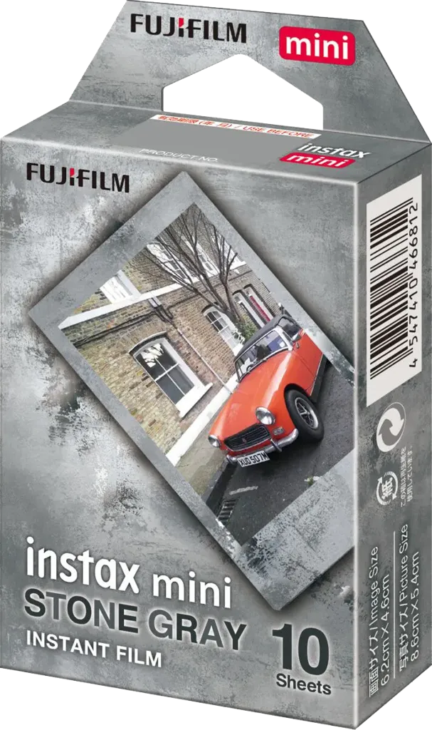 FUJIFILM instax mini Stone Gray instant film - 10 feuilles