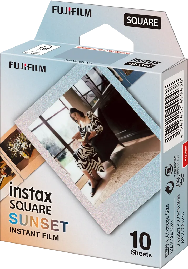 FUJIFILM Papier photo SQUARE SunSet - 10 feuilles