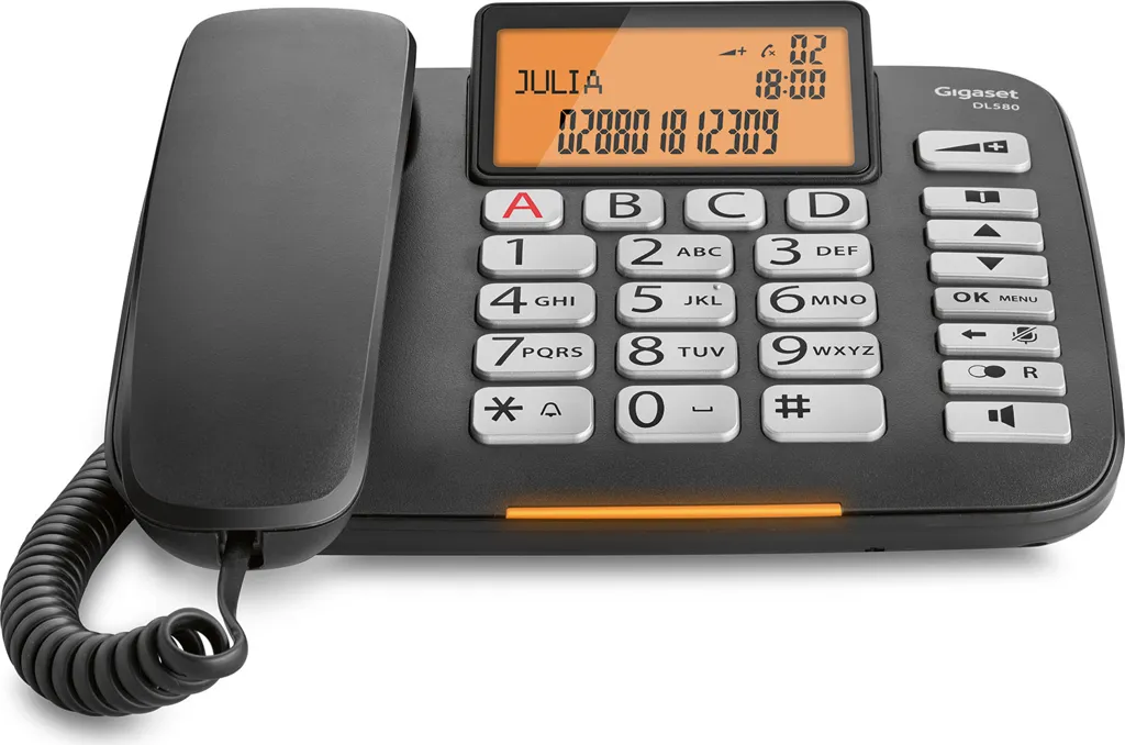 GIGASET Telephone DL580 - Noir