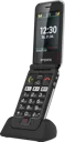 EMPORIA Téléphone à clapet Joy-LTE - Noir