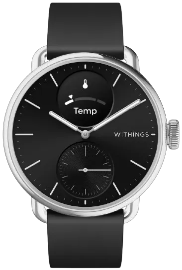 WITHINGS Smartwatch ScanWatch 2 - 38 mm - Noir