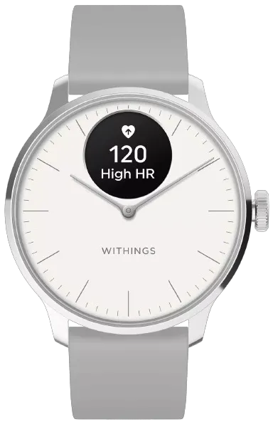 Withings Smartwatch ScanWatch Light - 37 mm - Blanc