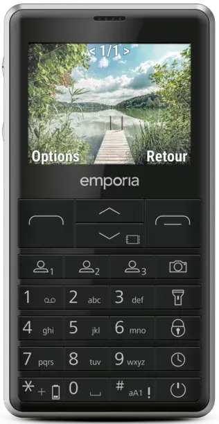 EMPORIA Téléphone PRIME-Lte - Noir