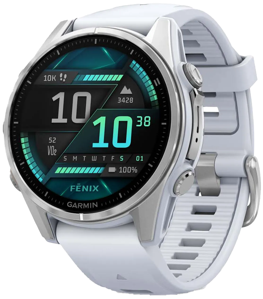Garmin Smartwatch Fénix 8 - 43 mm - Blanc