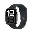 APPLE Watch Series 10 GPS - 46mm - Aluminium - Noir - Black Sport Band - S/M