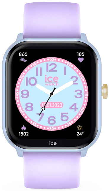 ICE WATCH Smartwatch pour enfant Ice Smart Junior 2.0 - Soft Blue Purple