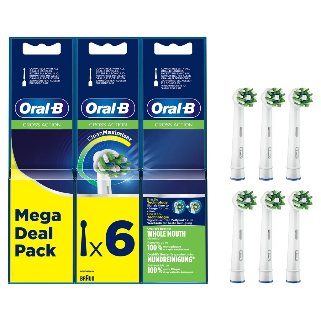 ORAL-B CrossAction Brossettes - 6pcs