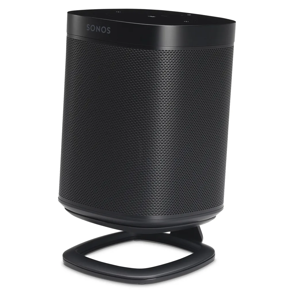 FLEXSON Support d'enceinte compatible Sonos One / SL / Play:1 - Noir