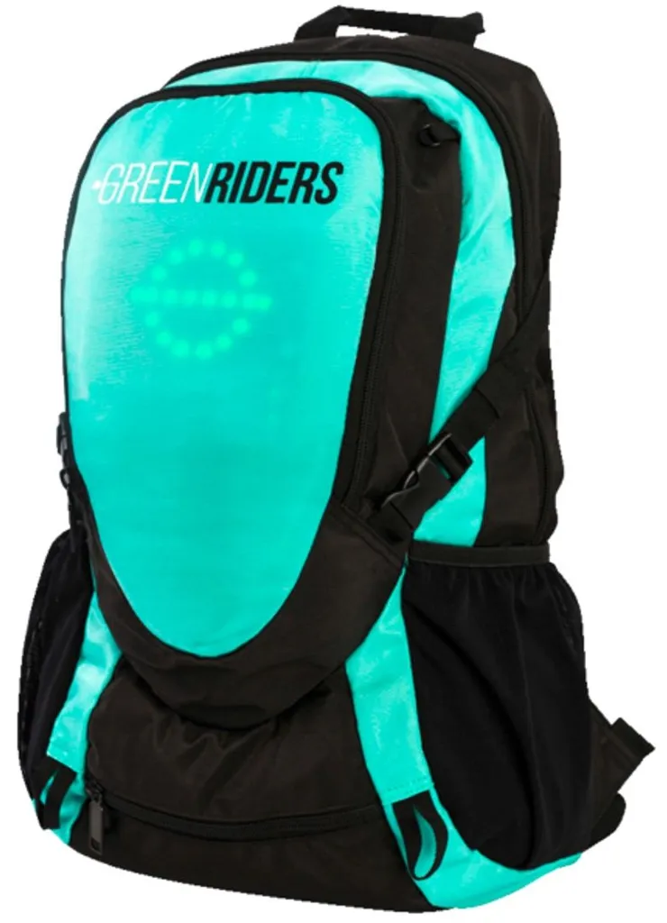 GREENRIDERS Sac à dos clignotant
