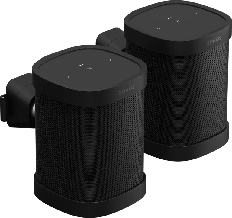SONOS Support compatible Sonos ONE Wall - Noir (Paire)