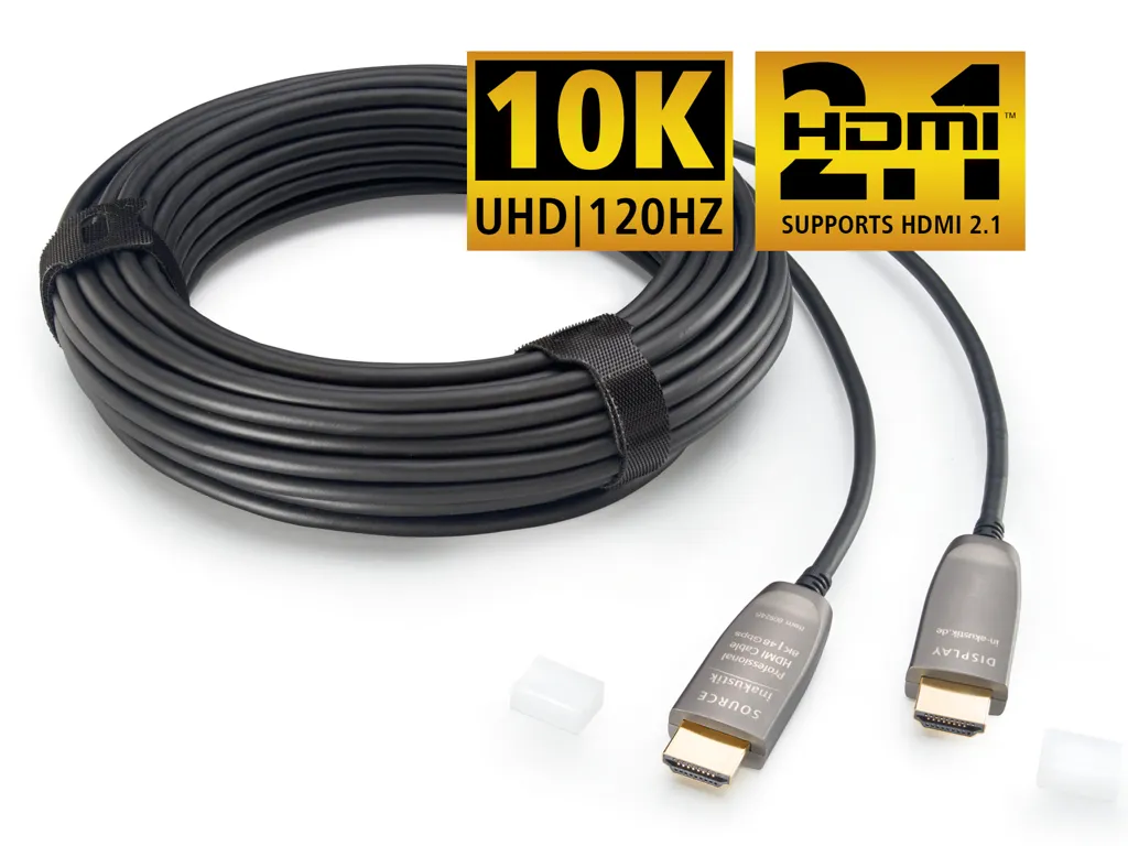 IN-AKUSTIK Câble optique HDMI 2.1 pro, 10K, 120 Hz - 30m