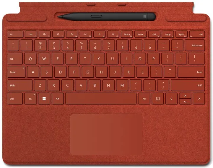 MICROSOFT Clavier Surface Pro Signature Keyboard avec Slim Pen 2 - Azerty - Rouge