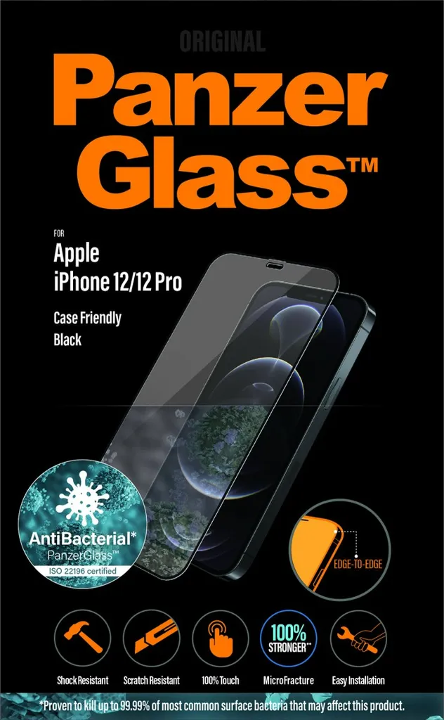 PANZERGLASS Screen protection iPhone 12/12 Pro