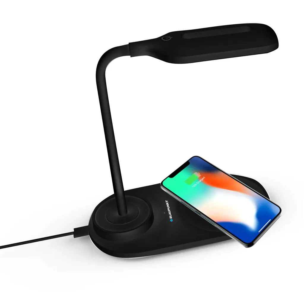 BLAUPUNKT Chargeur à induction avec lampe LED - Noir