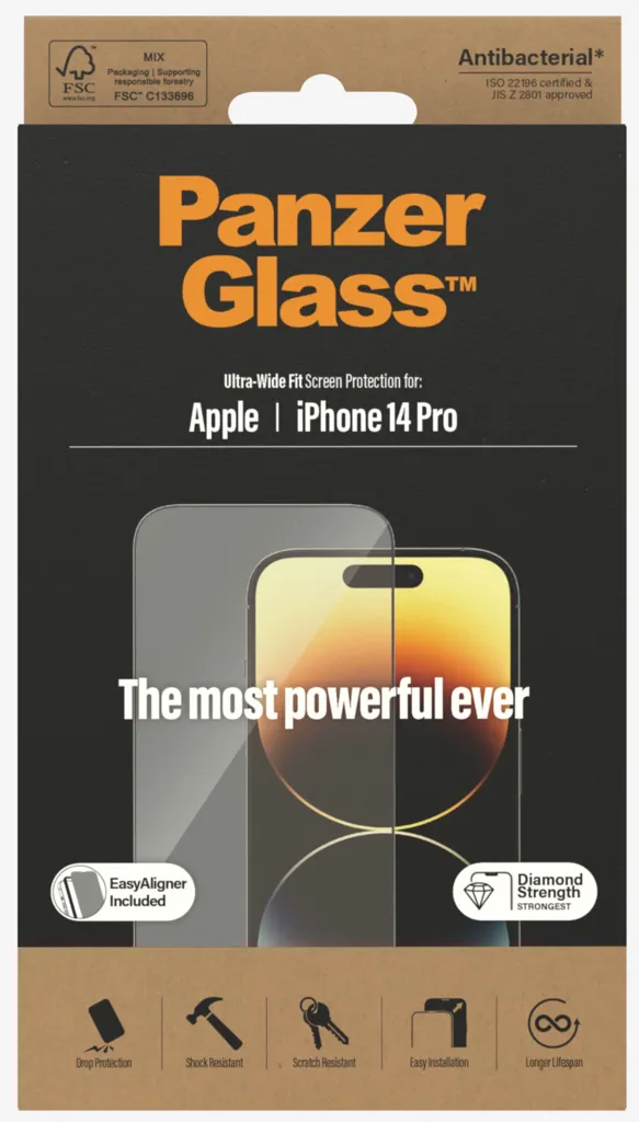 PANZERGLASS Protection écran iphone 14 Pro