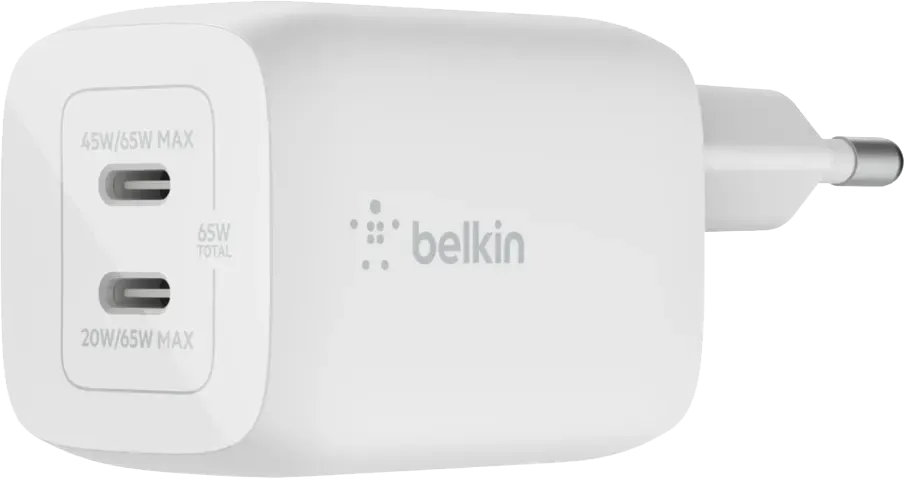 Belkin Chargeur Secteur 2 X USB-C 65W