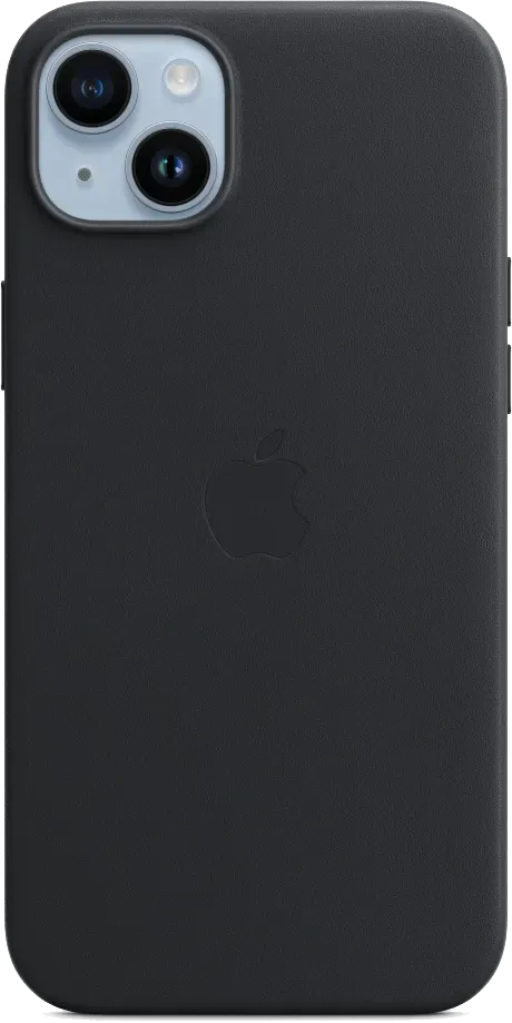 APPLE Coque en cuir avec MagSafe pour iPhone 14 plus - Minuit