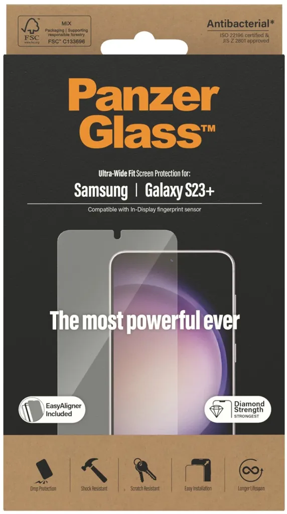 PANZERGLASS Protège écran pour Samsung Galaxy S23+