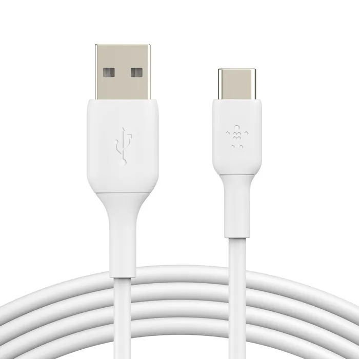 BELKIN 2 Cables USB-C vers USB-A BoostCharge - 1m - Blanc