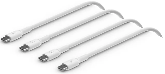 BELKIN 2 Cables USB-C vers USB-C BoostCharge - 1m - Blanc