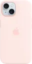 APPLE Coque en silicone avec MagSafe pour iPhone 15 - Rose pâle