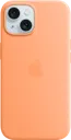 APPLE Coque en silicone avec MagSafe pour iPhone 15 - Sorbet à l’orange