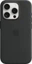 APPLE Coque en silicone avec MagSafe pour iPhone 15 Pro - Noir