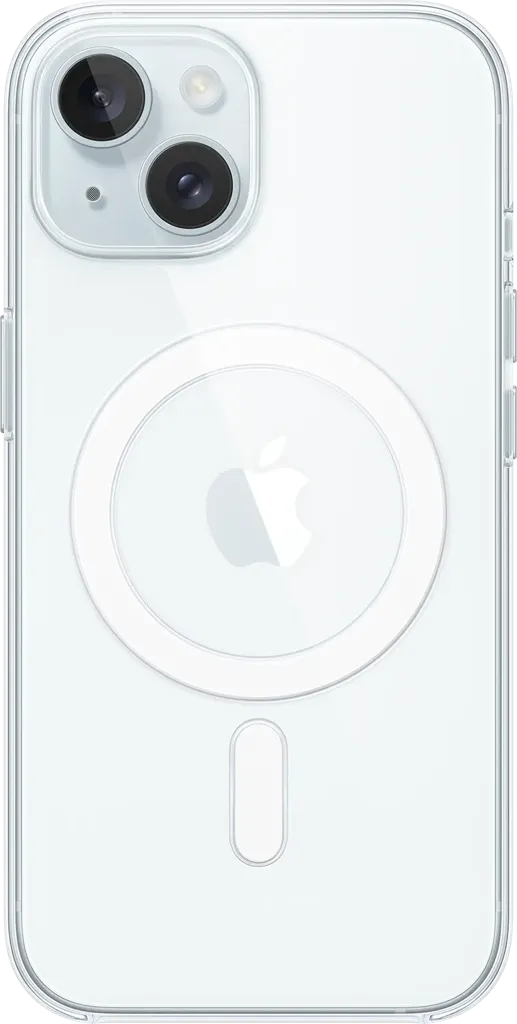 APPLE Coque transparente avec MagSafe pour iPhone 15
