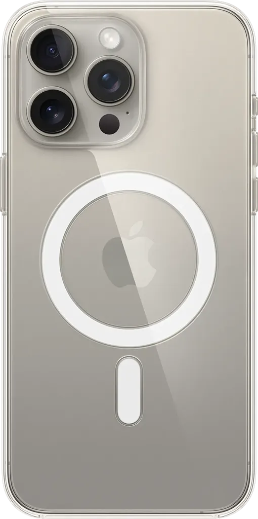 APPLE Coque transparente avec MagSafe pour iPhone 15 Pro Max