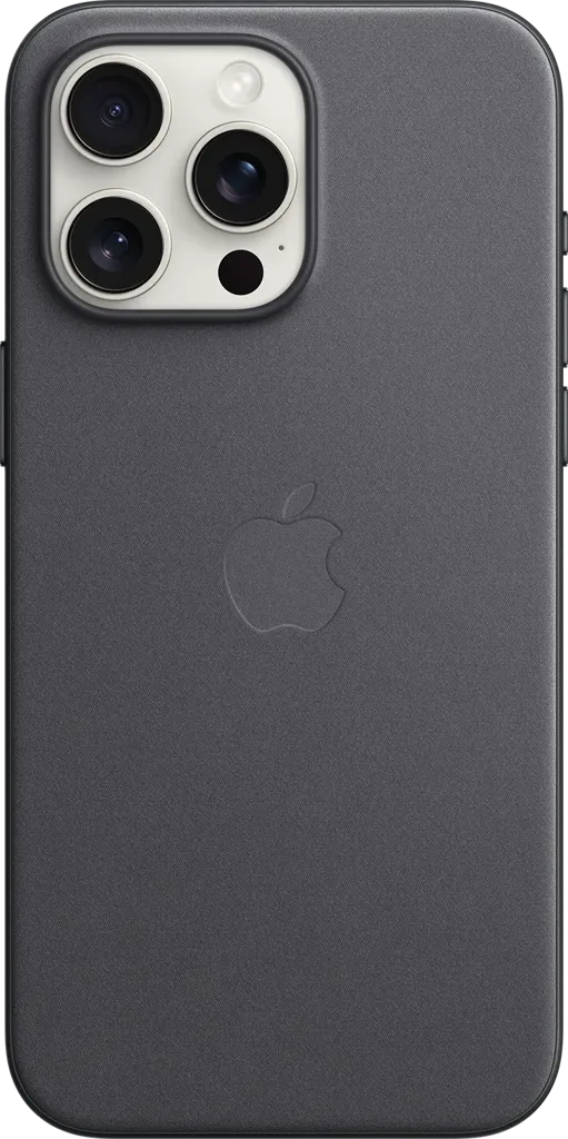 APPLE Coque en tissage fin avec MagSafe pour iPhone 15 Pro Max - Noir