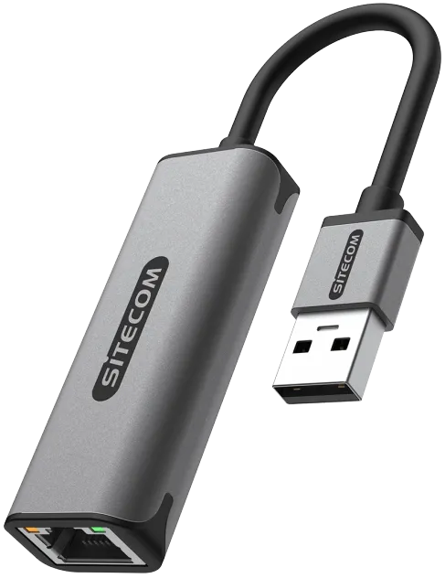 SITECOM Adaptateur USB-A vers Ethernet 1 Gbit - AD-1004