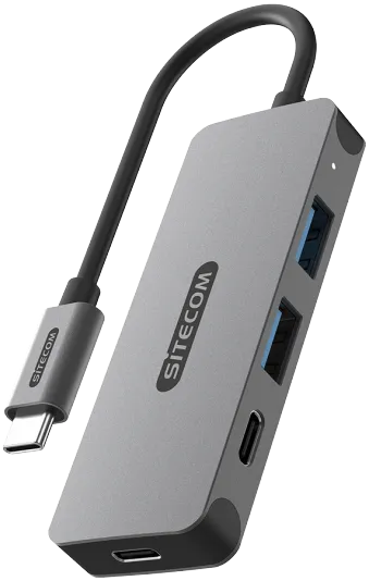 SITECOM Hub USB-C - 2 ports USB-C + 2 ports USB-A - CN-5010
