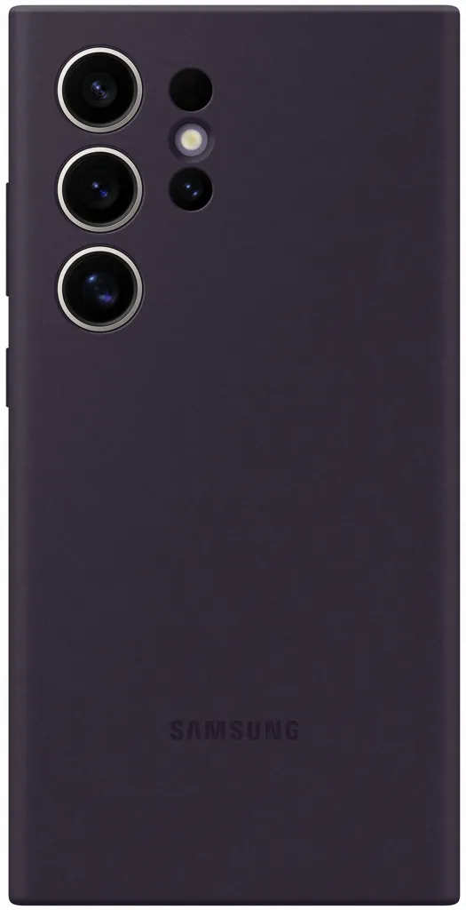 SAMSUNG Coque en silicone pour Galaxy S24 Ultra -Violet Foncé